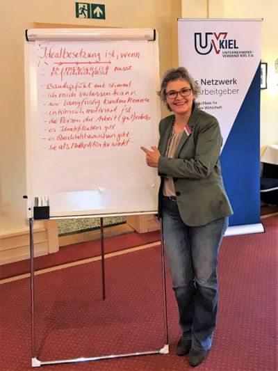 Vermittelte ihr Know-Know zum Thema Arbeitgebermarketing:  Referentin Dr. Jutta Hastenrath