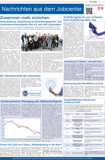 Pressebericht über die gemeinsame Veranstaltung im Kieler Express
